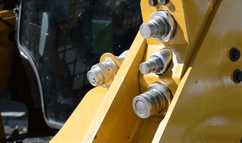 hydraulic line jammed skid steer coupler|skid steer hydraulic couplings problems.